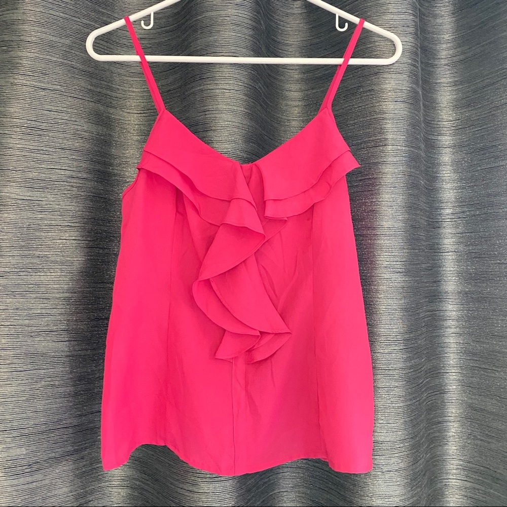 Miley Cyrus & Max Azria Pink Cami Tank Top Large